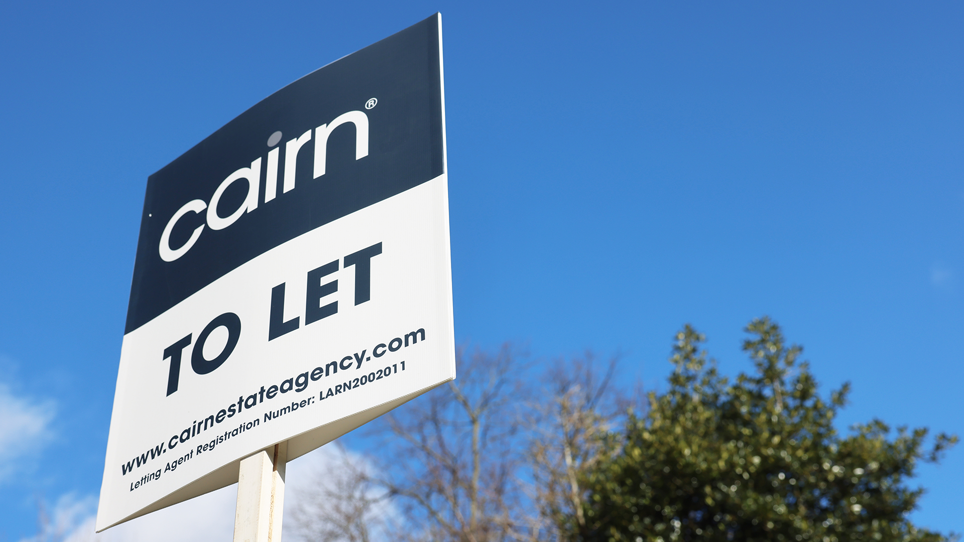 Cairn Letting Agent To Let Board
