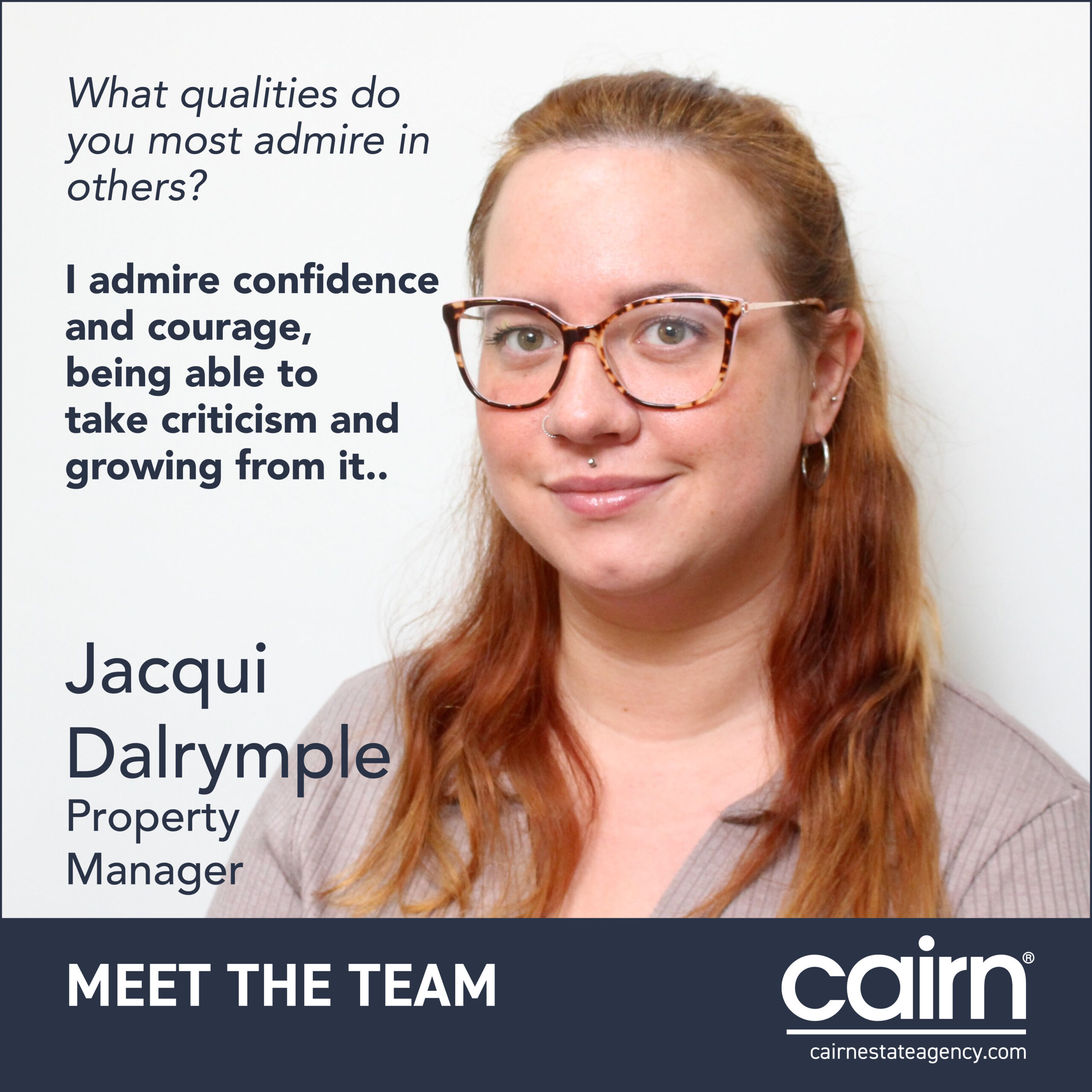 Meet the Team - Jacqui Dalrymple Property Manager | Cairn Estate ...